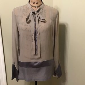 See through long sleeve shirt